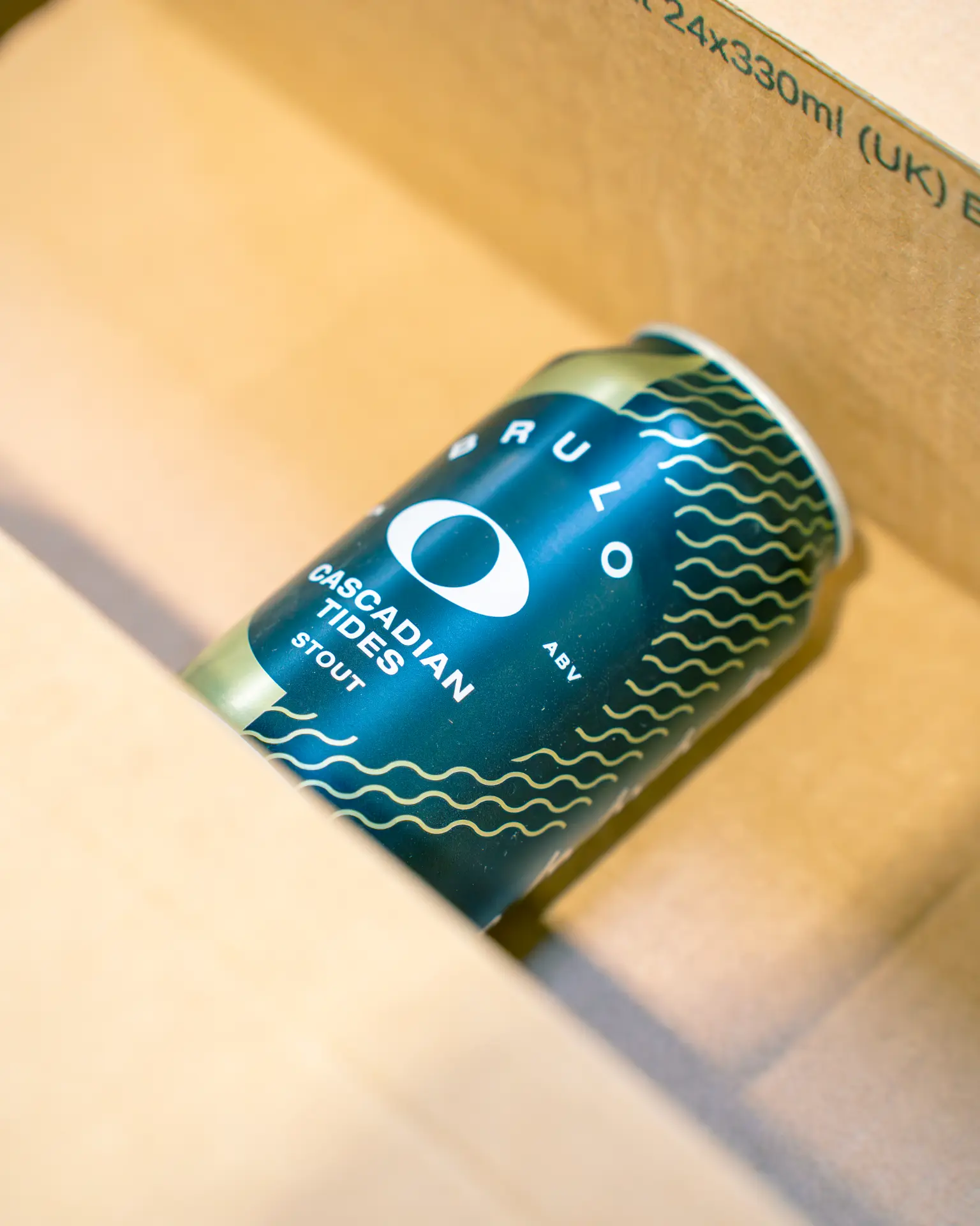 Canette Cascadian Tides de la brasserie sans alcool BRULO